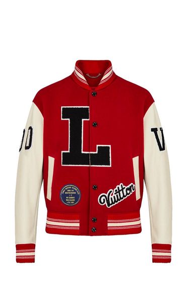 

20ss letter applique panelled baseball jacket sport comfortable jackets men women casual street button coat fashion outwear hfhljk020, Black;brown