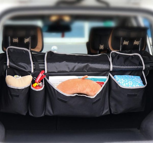 

багажник автомобиля организатор заднее сиденье сумка для хранения большой емкости многоцелевой ткань оксфорд автокресло обратно организаторы