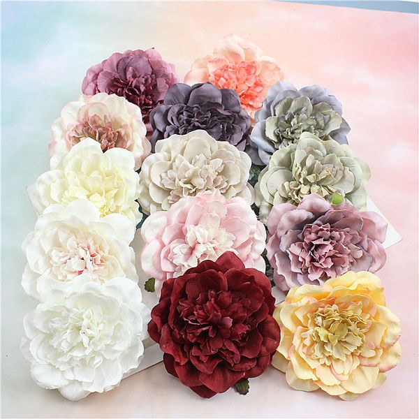 

decorative flowers & wreaths 2pcs peony flower heads scrapbooking artificial for home wedding birthday party decoration supplies