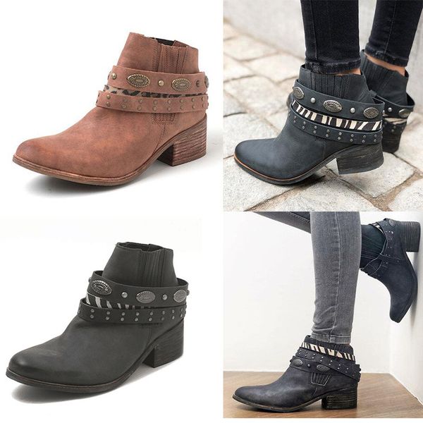 

new style women's leather europe and america women's shoes large size manufacturers women shoes fashion ji che xie, Black