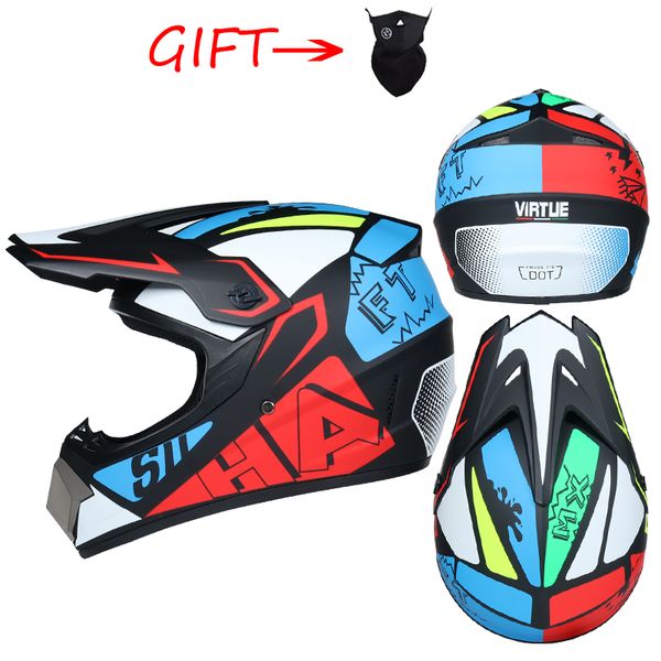 

motorcycle helmet cross country helmet atv off-road vehicle downhill mountain bike dh racing cross capacetes