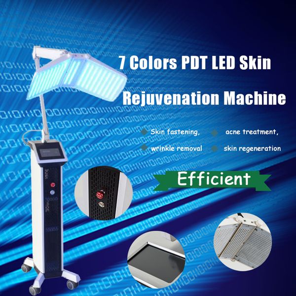 

high tech beauty salon use pdt led skin rejuvenation machine light therapy pn machine with 7 colors professional with ce