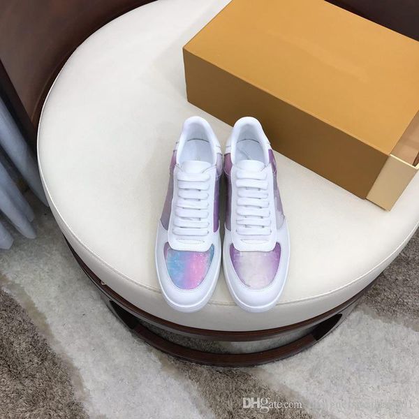 

2019 casual shoes designer for men women black white designer fashion mens flat sneakers dc190620