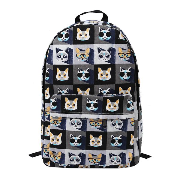 

women's graffiti canvas saika college wind backpack