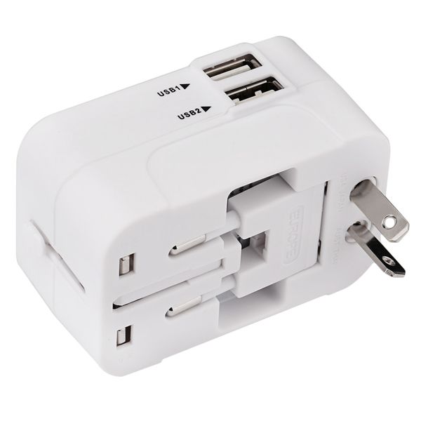 

hht202 international power travel adapter dual usb port drop protection bag