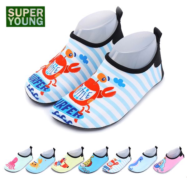 

kids aqua barefoot shoes men women water sports outdoor sneakers children fishing diving baby boys girls swim surf beach slipper