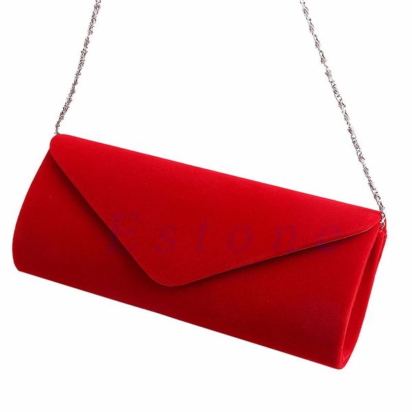 

2019 мода 1шт женщин дамы бархат вечерняя вечеринка сцепления crossbodybag цепь сумка формальная цепь плеча кошелек hasp светская львица