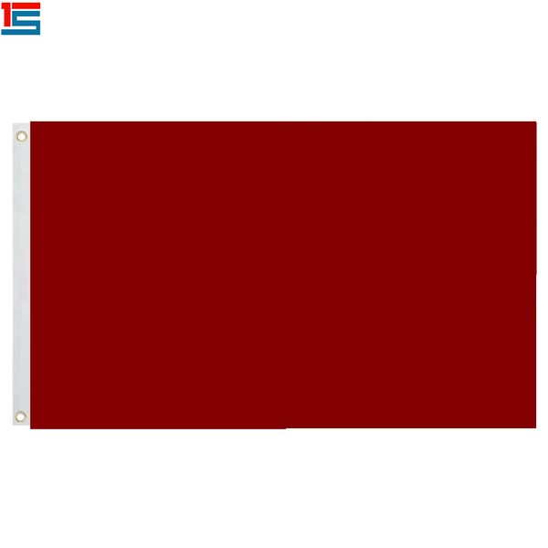 

deep brown rectangle flag single color flag 3ft x 5ft polyester, 90*150cm flag with 2 grommets,flags of simple colour