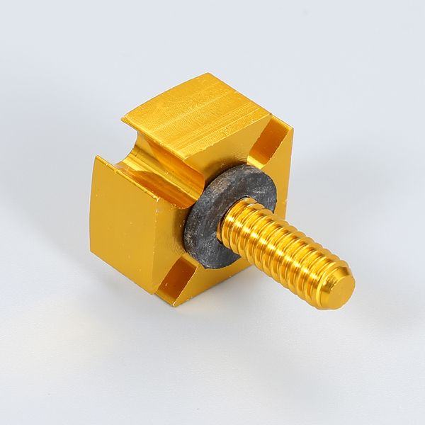 

hlest 1xaluminum iron cross rear seat bolt screw cap for 1996-15 mount