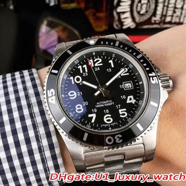 

3a u1 luxury watch 42mm superocean a17365c9/bd67/161a automatic watch stainless steel bracelet 18k gold mens watches wristwatch men watches, Slivery;brown