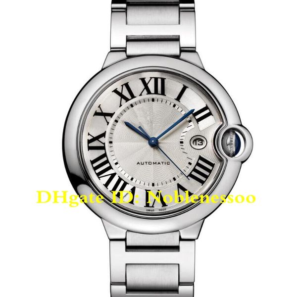 

12 color original box men's watches 42mm automatic watch date w69016z4 w69006z2 wgbb0017 w6920037 w2bb0004 w2bb0022 wsbb0015 mens watch, Slivery;brown