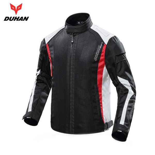 

duhan summer motorcycle jacket protective gear breathable mesh jaqueta motoqueiro moto jacket riding men d-215