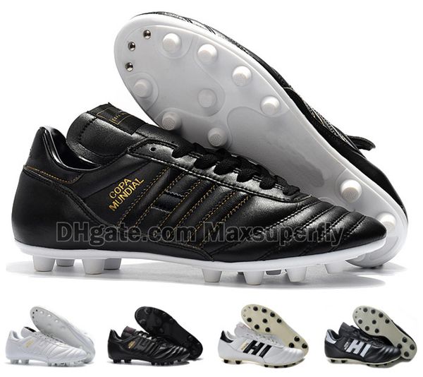 

classics mens copa mundial leather fg soccer shoes discount cleats world cup football boots black white botines futbol size 39-45