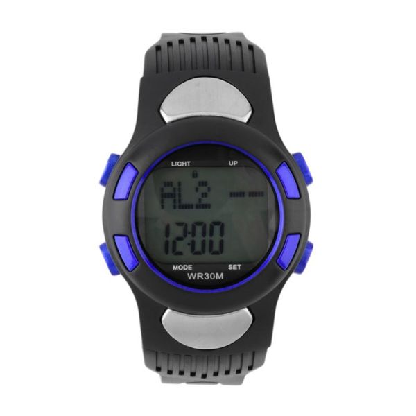 

outad heart rate monitor lover's digital watch pulse meter sport calorie tester business casual watches relogio, Slivery;brown
