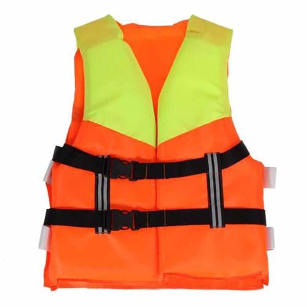 

orange epe children life vest adjustable buckle buoyancy aid sailing swimming fishing boating kayak life jacket