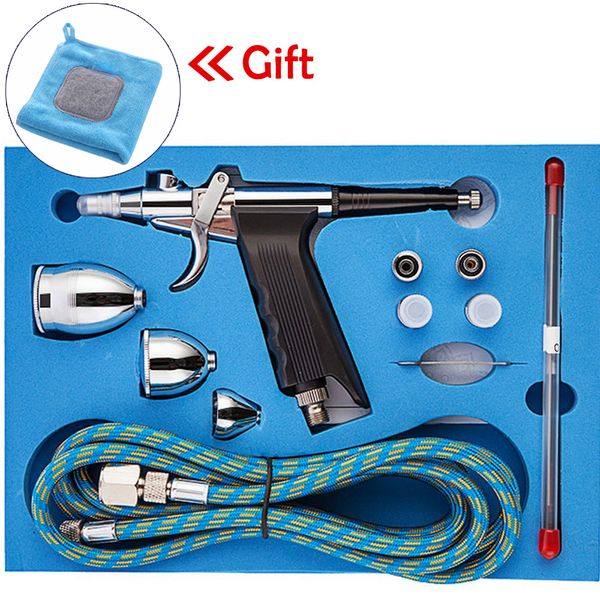 

dual-action air brush 0.2/0.3/0.5mm needle airbrush for painting cars air brush spray pen aerograph kit akvagrim tattoo