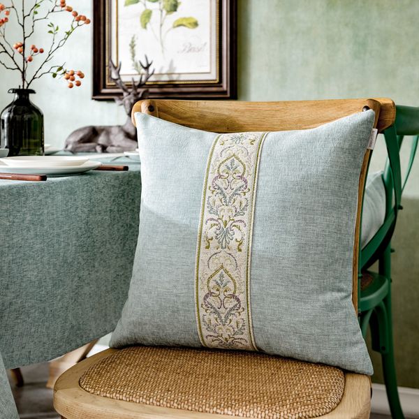 

chenille cushion case home decor bedroom decorative sofa car throw pillows