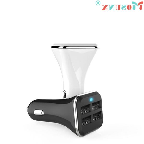 

reliable 4 fast port cigarette usb car charger 5v 6.8a smart phone and more flats