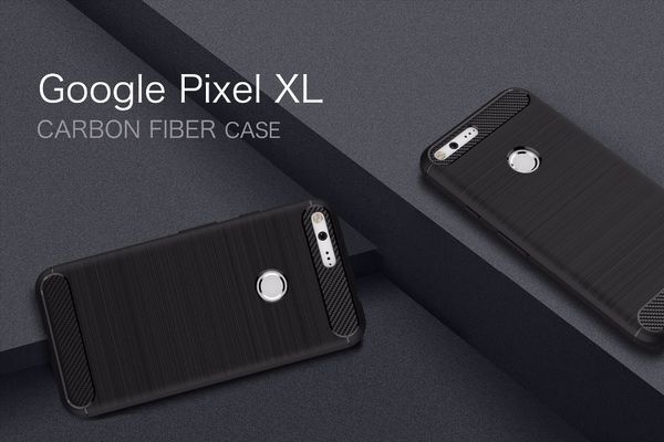 

for google pixel case google pixel xl cover silicone soft tpu brushed carbon fiber texture protective phone case luxury