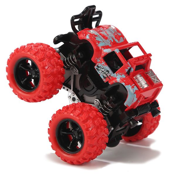 

selling children's toy four-wheel drive inertia off-road tumbler with stunt boy model rock car for export wholesale