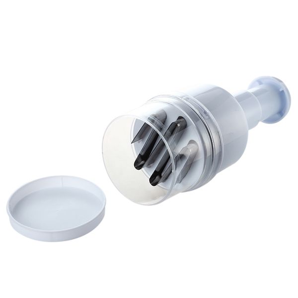

white stainless steel kitchen press vegetable onion garlic food chopper cutter slicer peeler dicer fruit vegetable tools