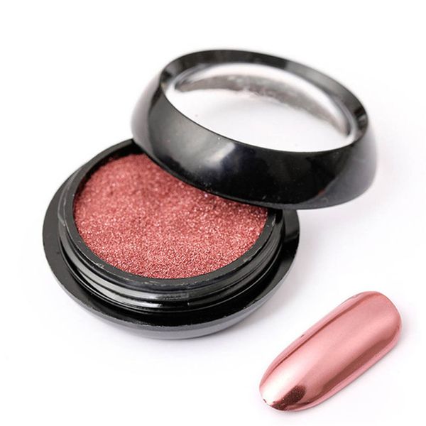 

nail glitter mirror art powder rose gold sliver dust uv gel pollen chrome pigment decoration metallic holographic sequins, Silver;gold