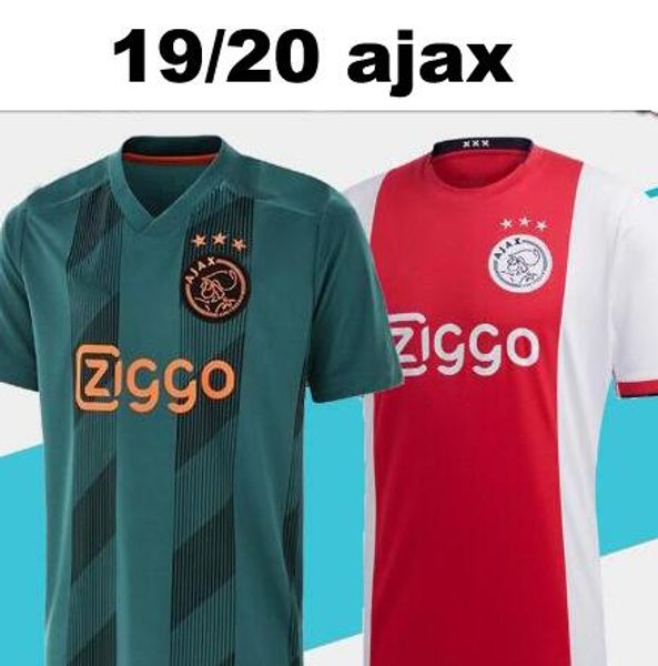 

19 20 ajax huntelaar occer jer ey dolberg ziyech home away football jer ey nere youne  chone cu tomized hort hirt men uniform, Black;yellow