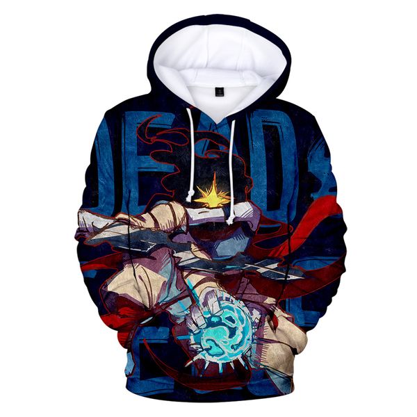 

2019 dead cells 3d printed hoodies women/men long sleeve hooded sweatshirts popular streetwear hoodies custom, Black