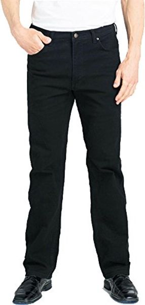 

grand river big and tall stretch demin jeans - black, Blue