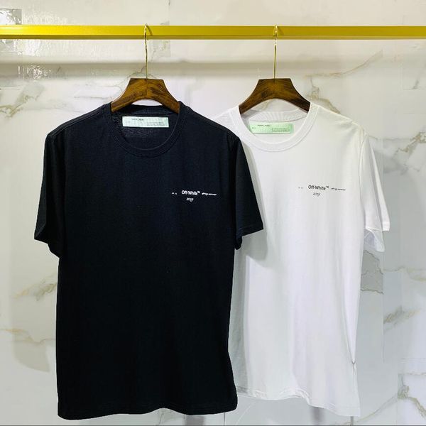 

new short-sleeved summer palm angle double yarn single-sided 230 g fabric men and women fashion lovers over size short-sleeved t-shirt581, White;black