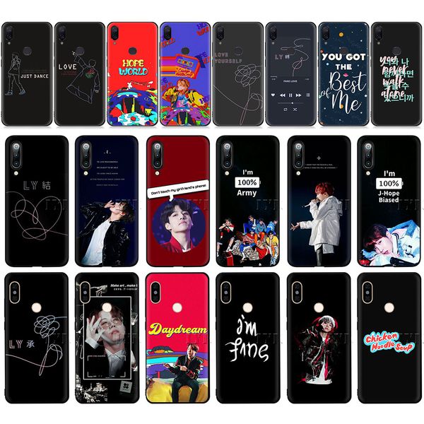 

kpop j-hope soft case for xiaomi mi redmi note 10 9t 7 8 pro cc9e mix 2s max 3 8t