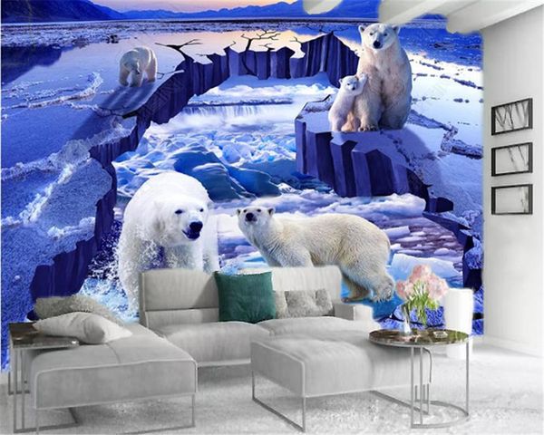 

home decor 3d обои кѬаивй аѬкиекий пейзаж белй медвед гоина палн ђкѬаени