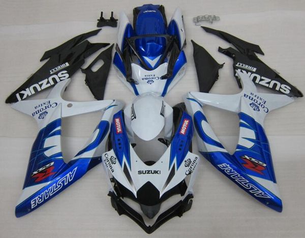 

4gifts injection mold new abs motorcycle fairings set fit for suzuki gsx-r600 gsx-r750 600 750 k8 2008 2009 2010 08 09 10 custom blue