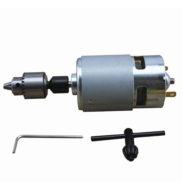 

new 775 motor dc 12-24v electric drill with drill chuck for polishing drilling cutting