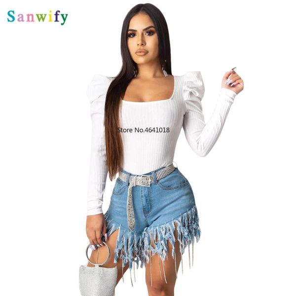 

2020 women summer shorts high waist casual zipper knee street wear denim shorts fashion pants, Blue