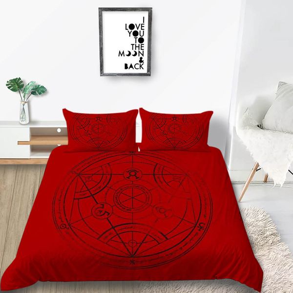 Lion Head Bedding Set For Boy Mysterious Cool Colorful Duvet Cover
