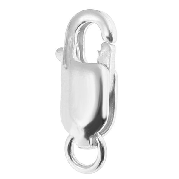 

premium 925 sterling silver lobster clasp hook with split ring jewelry keychain diy craft findings