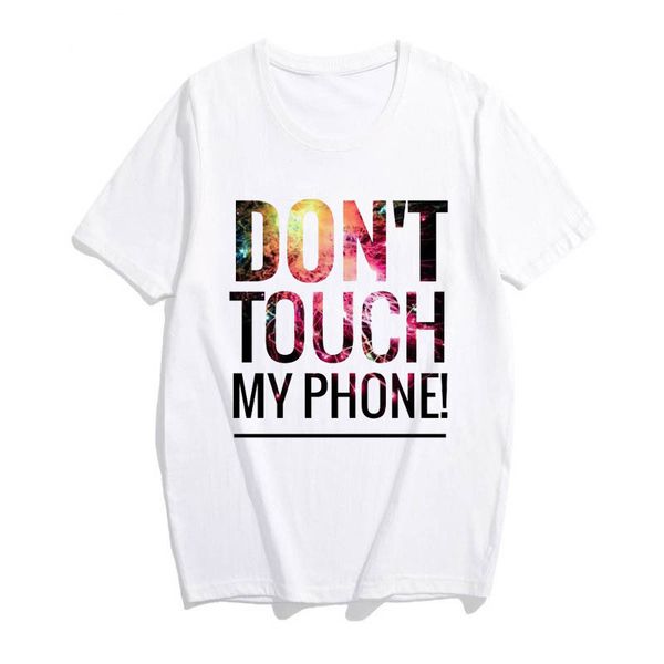 

2019 женщин письмо дизайн майка женщины harajuku фейерверки тенденция письмо печати мода шею высокое качество футболки dhbowc153, White