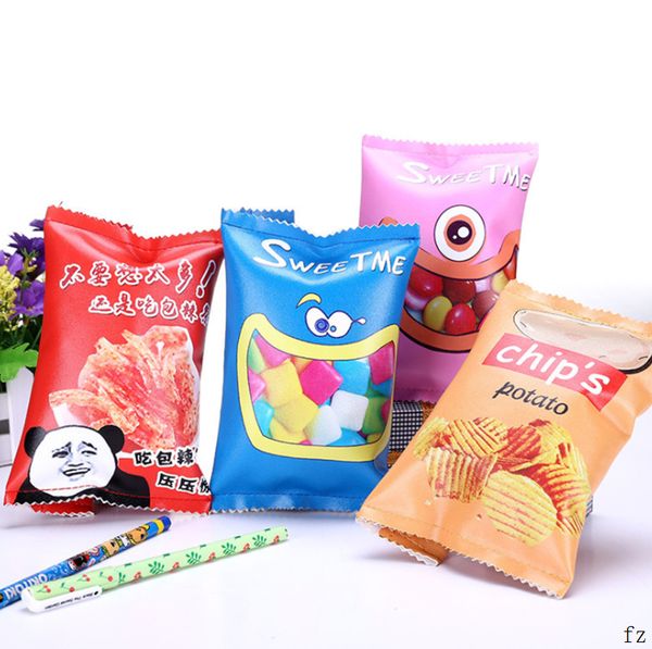 

500 шт пенал pencilcase карандаш сумка мультфильм кошелек сумка pu для хранения школьных принадлежностей