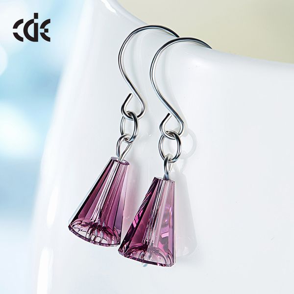 

wedding party silver s925 beaded pearl gift woman lady diamond jewelry earring for bride acting initiation graduation cde-42, Golden