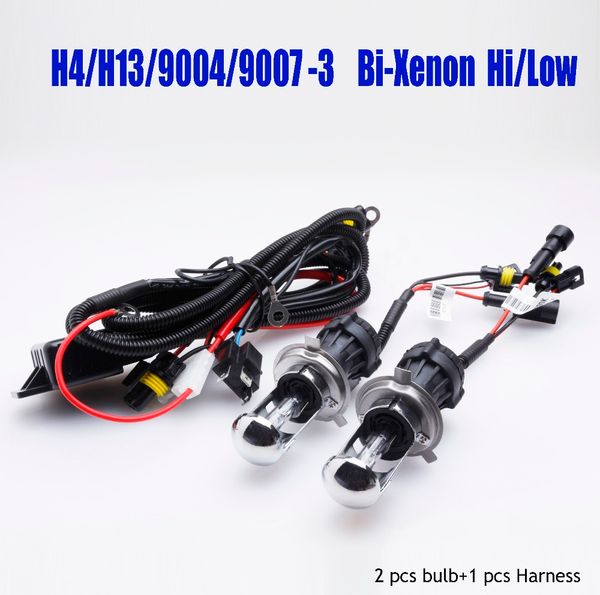 

2018 2x 55w12v for hid bi-xenon automotive replacement headlight bulbs h4-3/h13/ 9004/9007 hi/lo beam lamp bulb