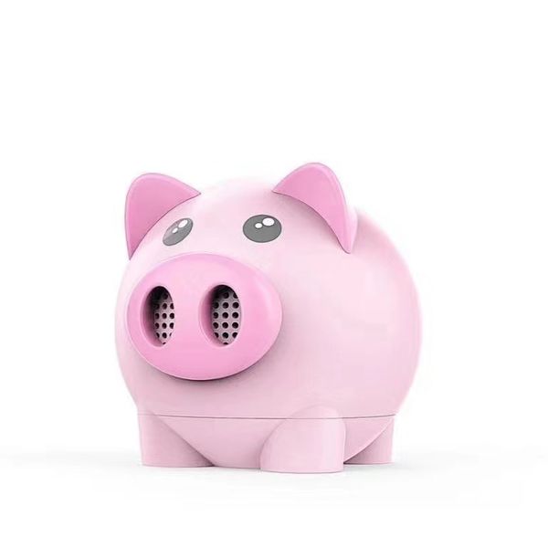 

cute cartoon portable mini wireless bluetooth speaker support fm radio and tf card portable mini bluetooth car speaker pig speaker