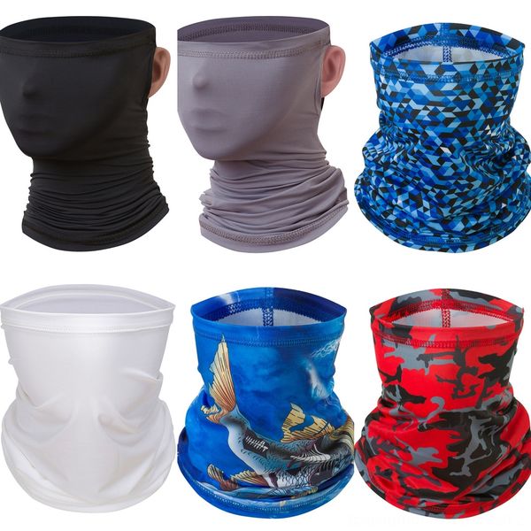 

rozhf seamless multifunction magic skull face mask scarf half outdoor cycling turban riding mask neck warmer scarf halloween costume, Black