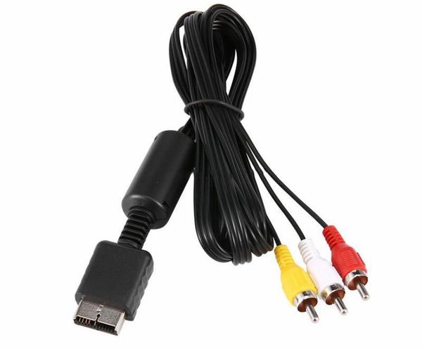 

6 feet 1.8m audio cable to rca av video cable cord for sony playstation ps2 ps3 av cable console system new