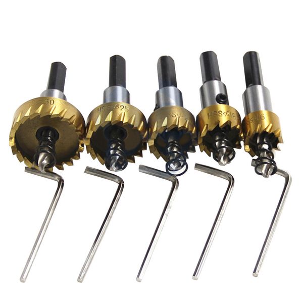 

titanium hss high speed steel stainless steel aluminum tapper metal thin plate reamer 16-30mm5 pieces