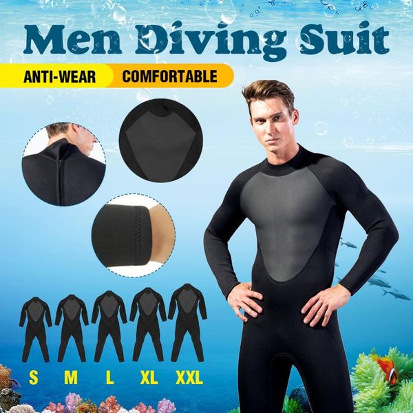 

full bodysuit 3mm mens wetsuit s-xl super elasticity diving suit for swimming surfing snorkeling elastic adjustable cloth warm