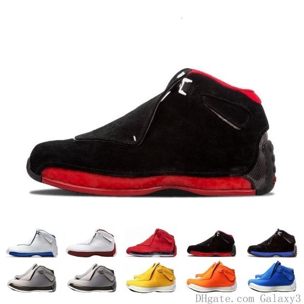 

18 toro red suede grey blue yellow orange suede men basketball shoes 18s width and asg black white sneakers