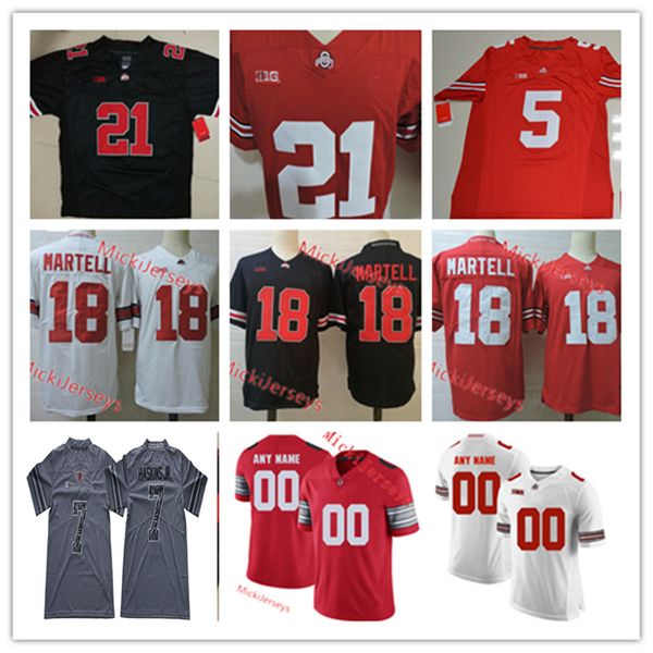 

Custom Ohio State Buckeyes Football Jersey Master Teague Shaun Wade Mike Weber Marcus Williamson Tate Martell Chase Young Ohio State Jersey