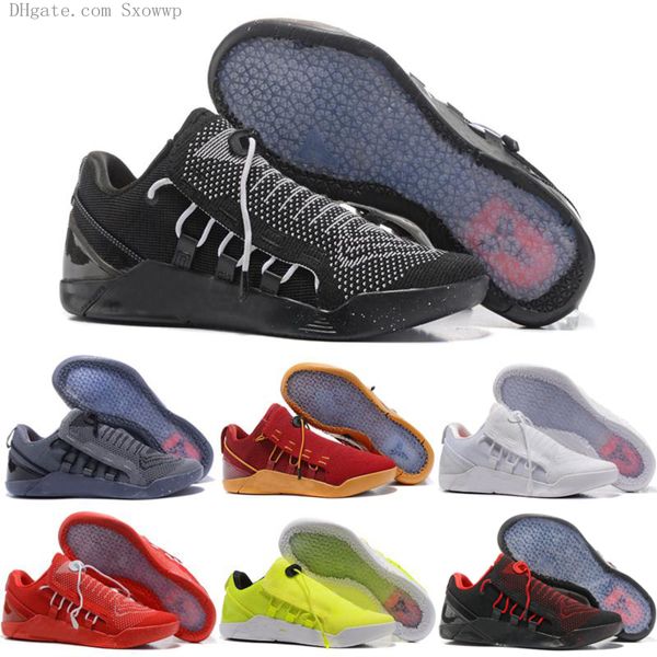 

kobe a.d. nxt basketball shoes kb 12 mambacurial mens sneakers sports running shoes oreo black white red us 7-12