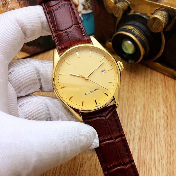 

2020 new leisure style mechanical watches designer watch brand luxury fashion men's watch table men or women sport watch big bang, Slivery;brown